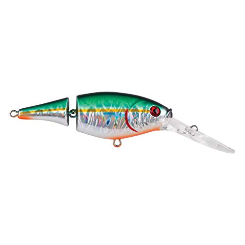 Berkley Flicker Shad Jointed Fishing Lure, Slick Green Alewife, 1/5 oz, 2in | 5…