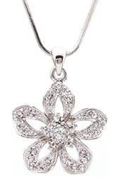 pendant crystal swarovski element snoopy necklace prime jewelry