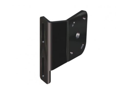 Power Pole Plate Kit Short Side Mount 2'' Rise - Starboard Black