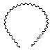 JIALEEY Hair Hoop Band, Unisex Black Spring Wavy Metal Hair Band Men Women Sports Headband Headwear Accessories