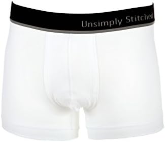 Unsimply Stitched Men's Boxer Brief - Trunk - White XL