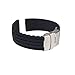Mokingtop®New 20mm Waterproof Silicone Rubber Watch Strap Band Deployment Buckle