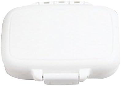 Bestomrogh Pill Organizer Box Medicine Box With 3 Compartments Outdoor Waterproof Pill Box Medicine Storage Organizer Container Case For Travel (White)