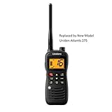 Uniden MHS126 Handheld Submersible 2-Way 6W VHF Marine Radio. IPX8/JIS8 WaterProof, Floats for Easy Retrieval. All USA/International and Canadian Marine Channels. N.O.A.A. Weather Channels with Weather Alert.