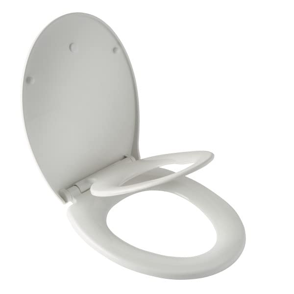 BEMIS Reybridge Family Toilet Seat - Soft Close Toilet Seat with Child Seat Built in, Quick Release & Easy to Clean. Potty Training Toilet Seat for Toddlers & Adults - Easy Installation, White