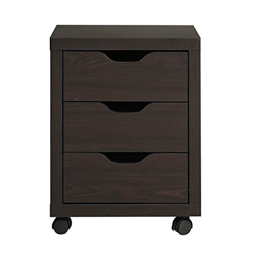 image for DlandHome Storage Cabinet, Vertical Lateral File Cabinet W/ 3 Drawers 
