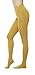 Women Color Flat knit Sweater tights (One Size : XS to M, Mustard)