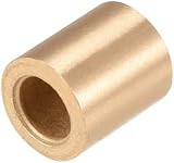 sourcing map 10pcs 6mm Bore x 10mm OD x 12mm Sintered Bronze Bushing Sleeve view 2