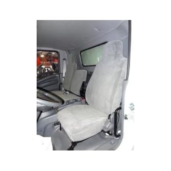 Durafit Seat Covers 2006 2019 Isuzu Npr 4060 Split Bench Seat Driver Side Bucket Heavy Duty Waterproof Exact Custom Fit Seat Covers In Dark Gray