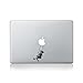 Banksy Girl Swinging Vinyl Decal for MacBook (13-inch MacBook and 15-inch MacBook) / Laptop/Guitar