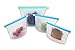 Reusable Silicone Food Storage Bags with free Spatula | Sous Vide, Sandwich, Snack, Lunch, Ziploc | Eco Friendly Microwave Dishwasher Freezer Safe, Leak Proof | 4 Pack Premium - 1 Large & 3 Medium