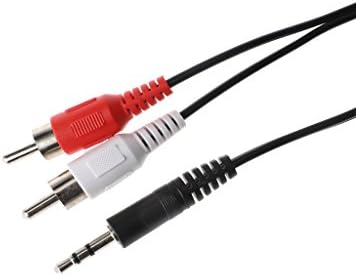AMAZECO 3M 10FT 3.5mm Mini Plug to RCA Hook Computer To Stereo 10FT