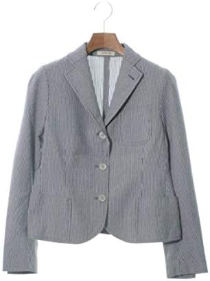 Amazon Lardini ラルディーニ テーラードジャケット レディース 青x白 ストライプ 0430 38 S位 中古 コート ジャケット 通販