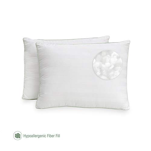 BioPEDIC 300 Thread Count Plush Filled Gusseted Bed Pillow with Ultra