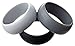 ThunderFit Silicone Wedding Rings for Men, Rubber Engagement Bands 8.7mm Wide 2mm Thick - 1/3/4/5/7 Variety Multipack