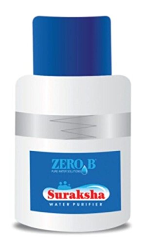 Zero-B Plastic Suraksha Non-Electric Water Purifier, 4.5Inch (Grey & Blue, SWorld)