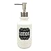 Riovoca Ceramic Soap & Lotion Dispenser Pump with Matt White Finished for Kitchen or Bathroom Countertops primary