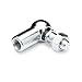J.W. Winco 6NXF2/A DIN71802 Ball Joint, 10 mm Diameter, M6 x 1.0 Tapped Right Hand Thread, M6 x 1.0 Threaded Shank, 12.5 mm Thread Length