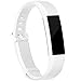 iGK For Fitbit Alta Bands and Fitbit Alta HR Bands, Newest Adjustable Sport Strap Replacement Bands for Fitbit Alta and Fitbit Alta HR Smartwatch Fitness Wristbands White Small