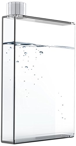 Asobu e flask plastic water bottle, 16 oz., clear
