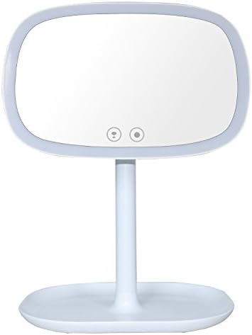 Newest 3-in-1 LED Makeup Mirror Table Lamp and Jewelery, Cosmetics organizer-Touch Control LED Makeup Mirror and Table Lamp with 37 and 10 LED light