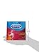 Condoms, Ultra Fine, Ribbed, Dotted with DelayLubricant, Durex Performax Intense Natural Latex Condoms, 24 Count