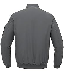 BGOWATU Men's Jacket Windproof Quilted Bomber
