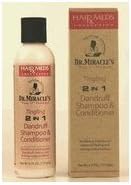 Dr Miracles 2 in 1 Dandruff Shampoo & Conditioner 6oz by Dr Miracle