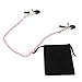 Y-HUA Metal Ladies Necklace Jewelry with Clamps Pink