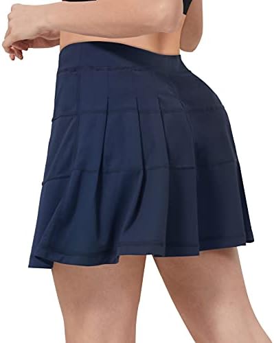 CAMEL CROWN Women’s Athletic Tennis Skirt Pleated Active Golf Skorts with Shorts Ball Pockets Sport Workout Running CAMEL CROWN Women’s Athletic Tennis Skirt Pleated Active Golf Skorts with Shorts Ball Pockets Sport Workout Running