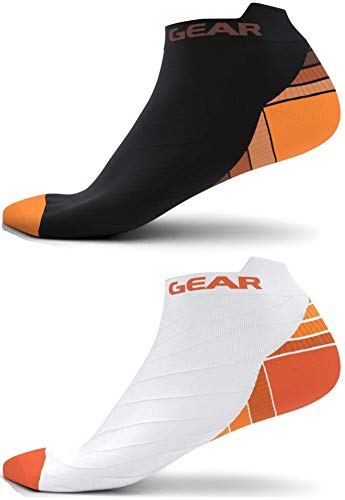 image for Physix Gear Sport Compression Running Socks Men & Women - Best Low Cut