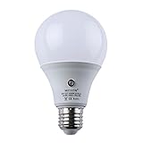 TOPCHANCES LED Sensor Bulbs 9W E27 Dusk to Dawn Smart LED Light Bulb Energy Save Automatic Sensor Ball Lamps (4000K Natural White)
