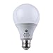 TOPCHANCES LED Sensor Bulbs 9W E27 Dusk to Dawn Smart LED Light Bulb Energy Save Automatic Sensor Ball Lamps (4000K Natural White)