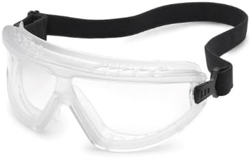 Gateway Safety45080 Wheelz Stylish and Comfortable Safety Goggle, Clear Lens, Clear Frame Universal 1