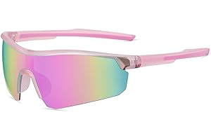 swanoble Kids Polarized Sunglasses Boys Baseball Sunglasses,Lightweight TR90 Frame for Youth Cycling Girls Softball 3-12