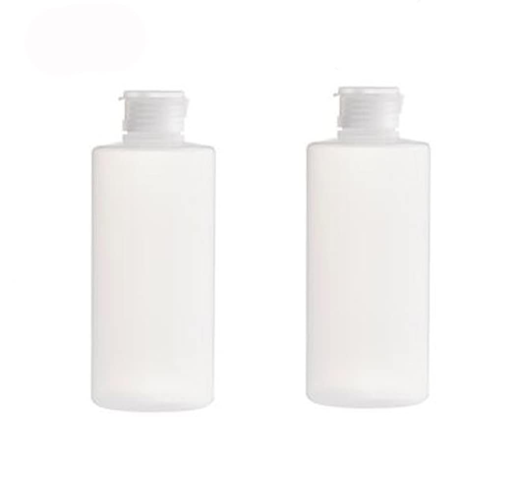 VASANA 2PCS 200ml Transparent Empty Plastic Soft Tubes Squeeze Bottle Emulsion Make up Cosmetics Container for Facial Cleanser Shampoo Toiletries