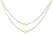 Ecloud ShopUS Women Retro multilayer disc necklace Alloy Necklaces