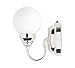 Zamonji Dollhouse Ceiling Light Starter Set, Battery Operated, Metal Base, Plastic (Silver)