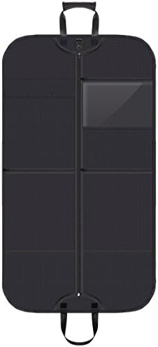 Ultral Lightweight 40 Inches Garment Bag Cover for Suits … (Black)