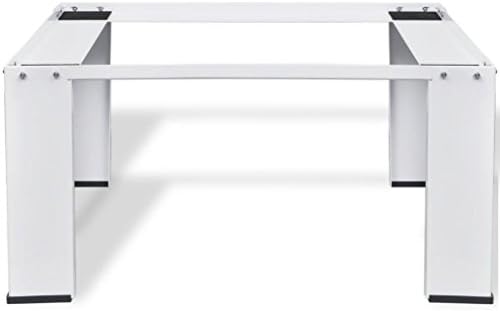 Festnight Washing Machine Pedestal Base White