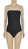 JustinCostume Women's Spandex Jersey Strapless Ruched Bodysuit