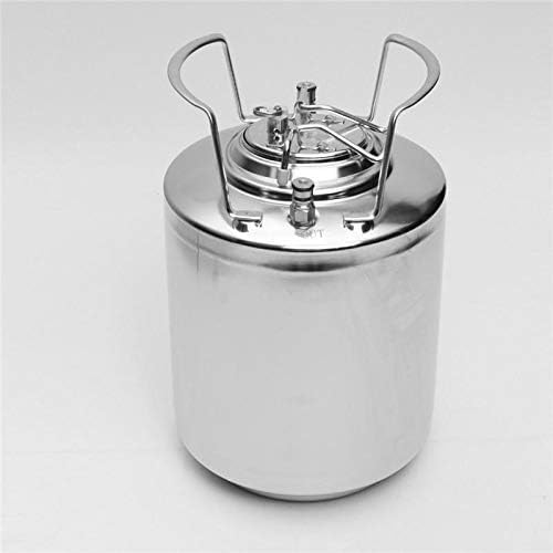 PJPPJH Growlers 10L Homebrew Growler Keg Stainless Steel Beer Home Brewing Making Bar Tool Beer Carbonation