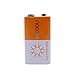 9V Carbon-Zinc Super Heavy-Duty Battery Single Time Use 6F22 Block (10 Batteries)