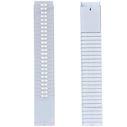 Expandable Card Rack, 25-Pocket, Holds 11.5