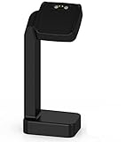 Pebble Time Stand Charger Cradle, XIEMIN Replacement USB Charging Station Matte Surface Dock for Pebble Time Watch (Black)