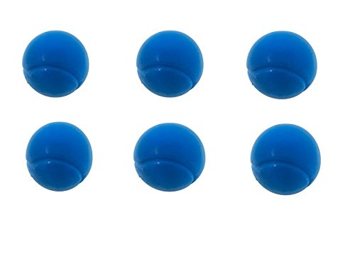 E-Deals 70mm Soft Tennis Balls - Pack of 6 Blue