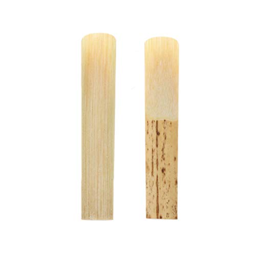 Abicial 10pcs 2.5 Strength Clarinet Reeds Music Instrument Part Traditional Bamboo Reeds