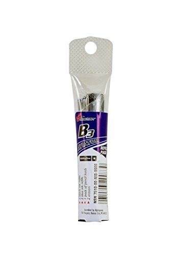 SKILCRAFT 5 Piece B3 Aviator Pen Refill Kit - BLUE & Black ink Refills - Leads