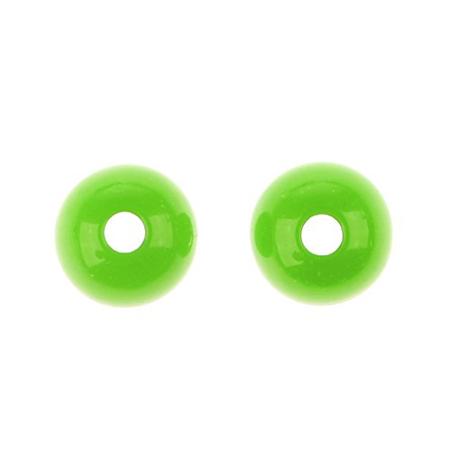 MonkeyJack 30pcs 6mm Fishing Large Fishing Beads Carp Fishing Stop Rigs Beads - Green, 6mm