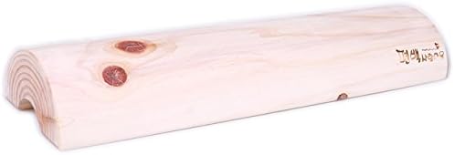 Hinoki Cypress Wooden Neck Pillow for Stiff Neck (Small)